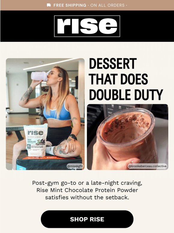 Mint Chocolate ice cream, but make it protein 👀