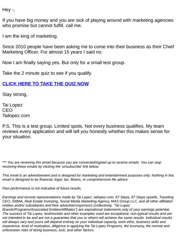I Will Fix Your Marketing Or You Pay Nothing