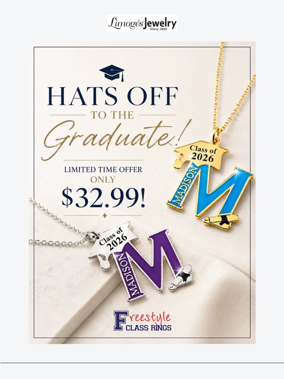 Hats Off to the Graduate – Limited Time Offer!