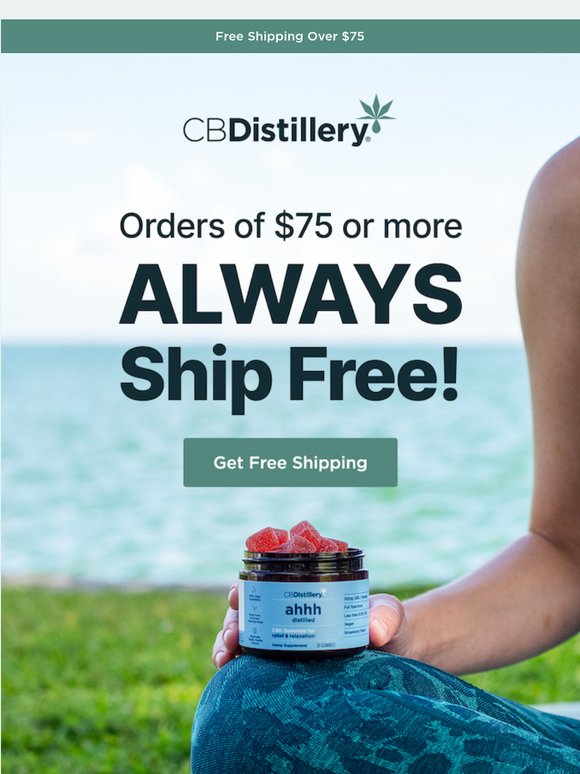 Get free shipping every day!