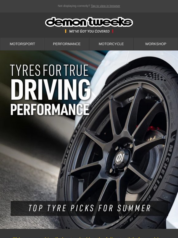 Top Summer Tyres - SAVE Up To 49% 🔥
