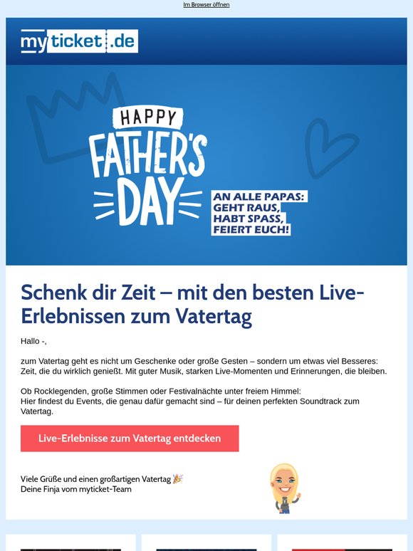 —! Deine Live-Highlights zum Vatertag 🎸