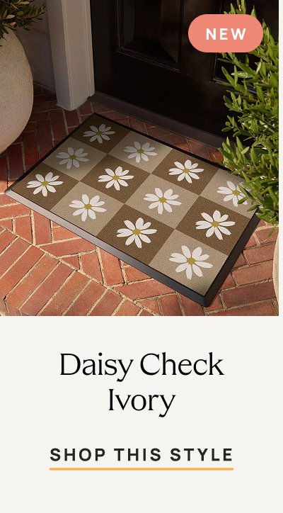 Daisy Check Ivory 