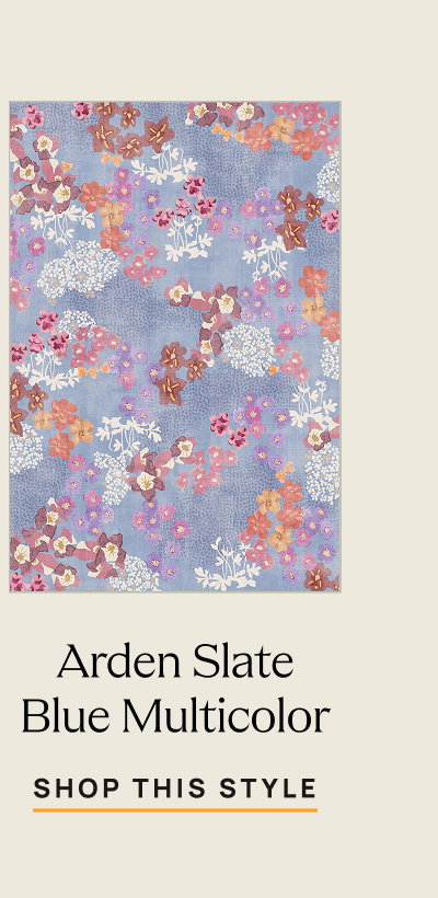Arden Slate Blue Multicolor 