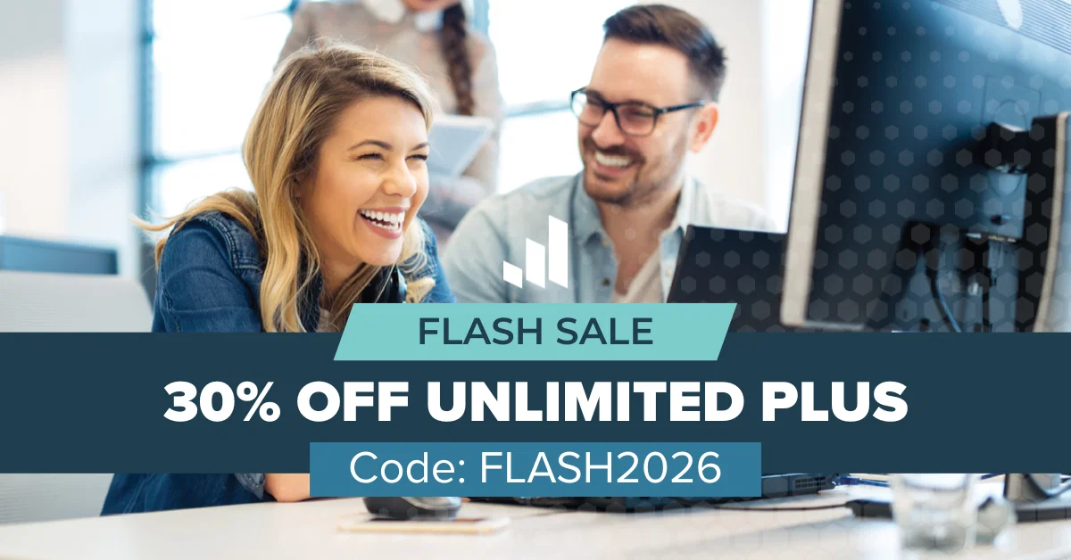 Flash Sale: Save 30% off Unlimited Plus with code: FLASH2026