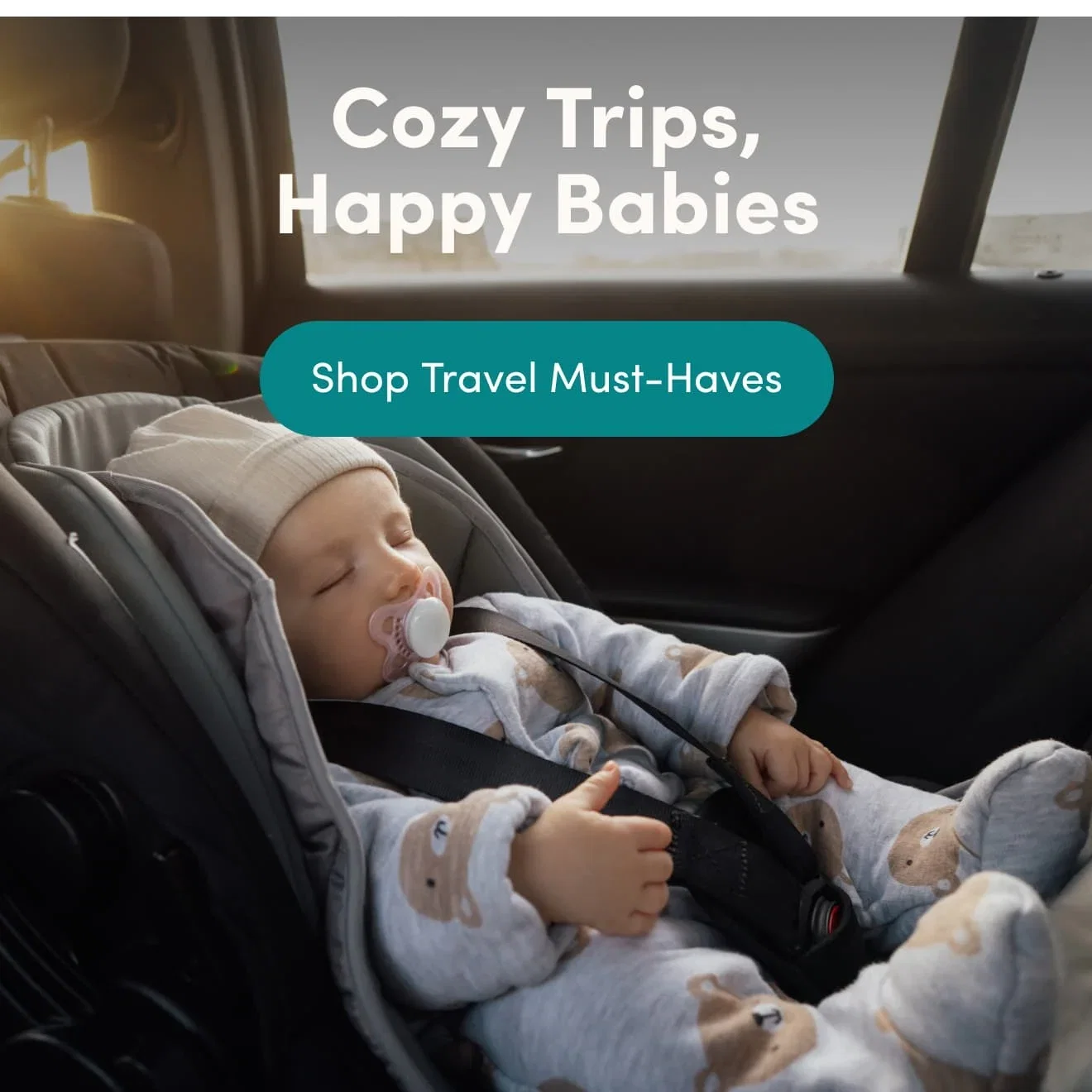 Cozy Trips, Happy Babies--shop travel must-haves