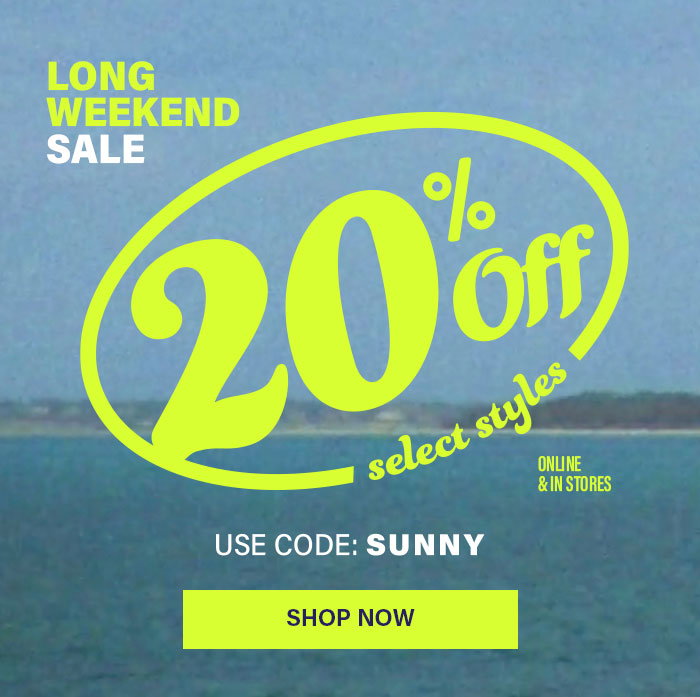 Long weekend sale