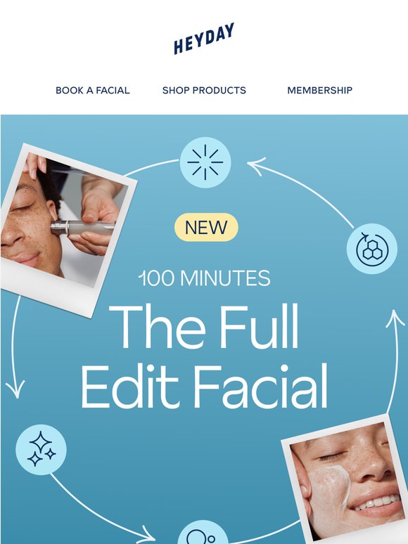 NEW! The 100-minute facial