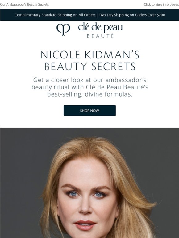 Nicole Kidman’s Favorite Formulas