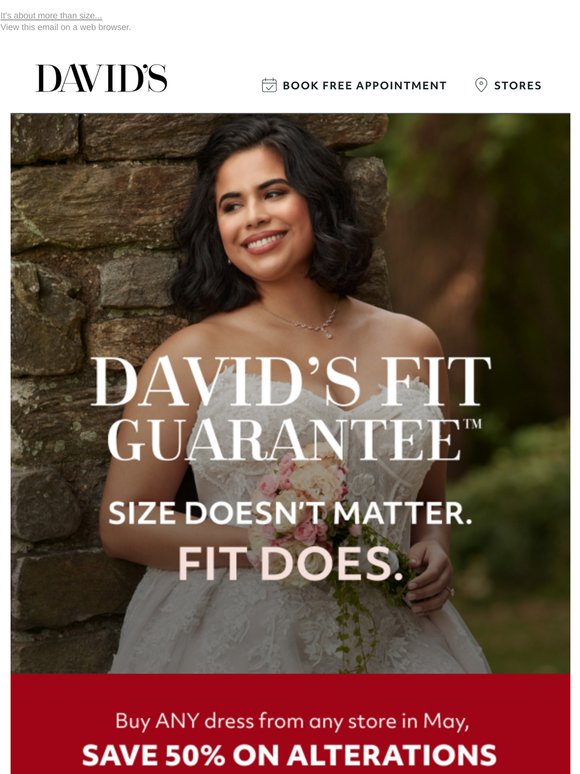 What's the David's Fit Guarantee?