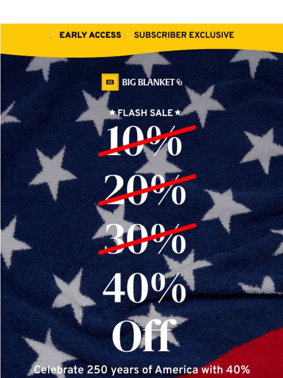 Limited-Time FLASH SALE ⚡