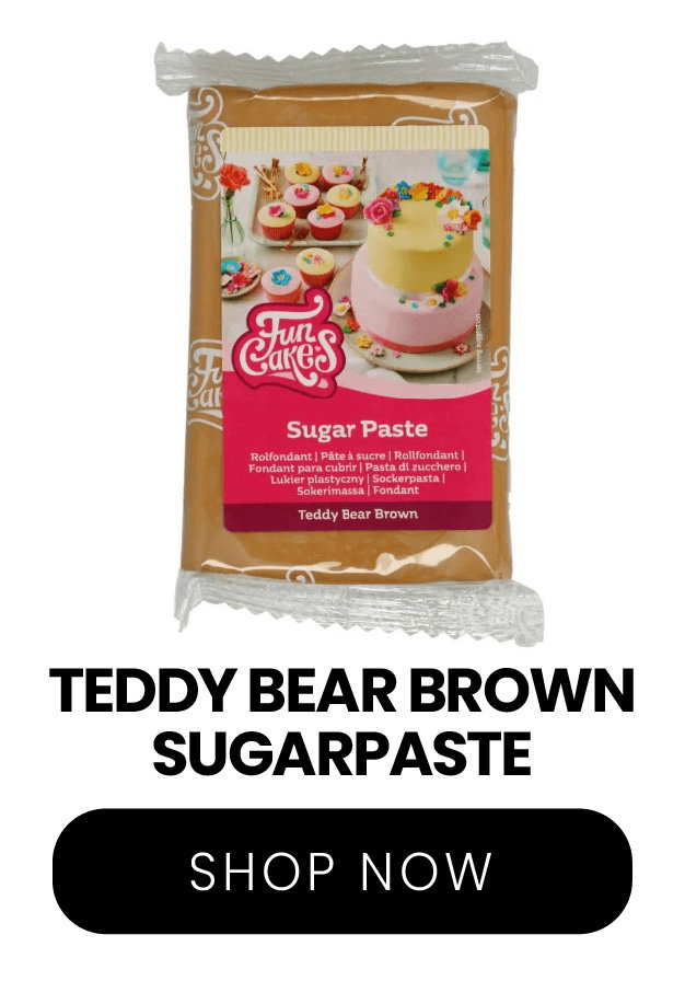 Teddy Bear Brown Sugarpaste | Shop now