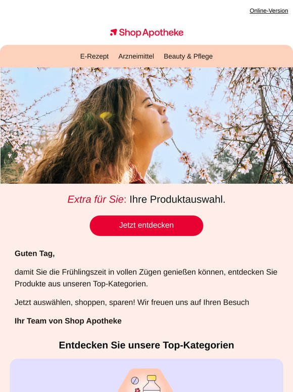 Unsere Empfehlungen für die Frühlingszeit.