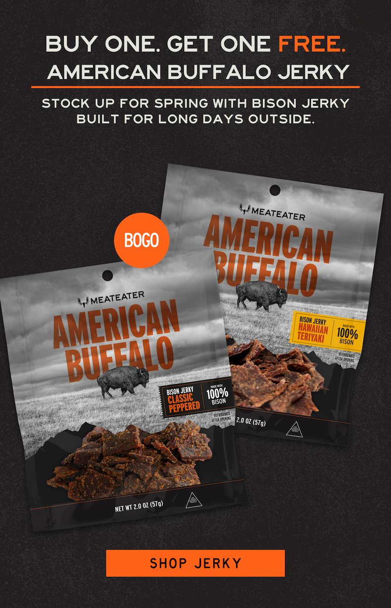 Buy one. Get one FREE: American Buffalo Jerky