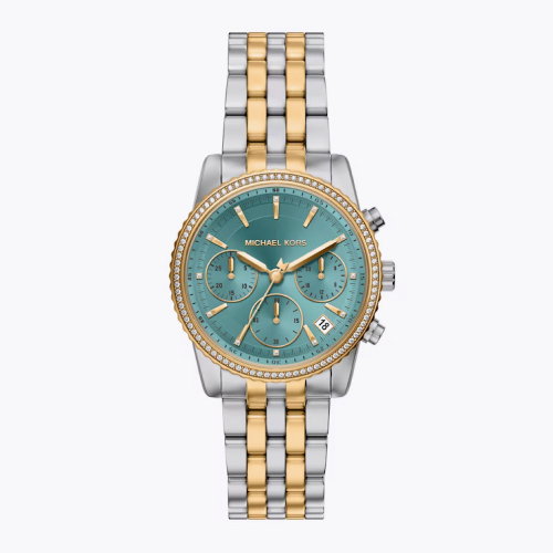 Michael Kors Bryant Women's Chronograph 35mm Two Tone Watch