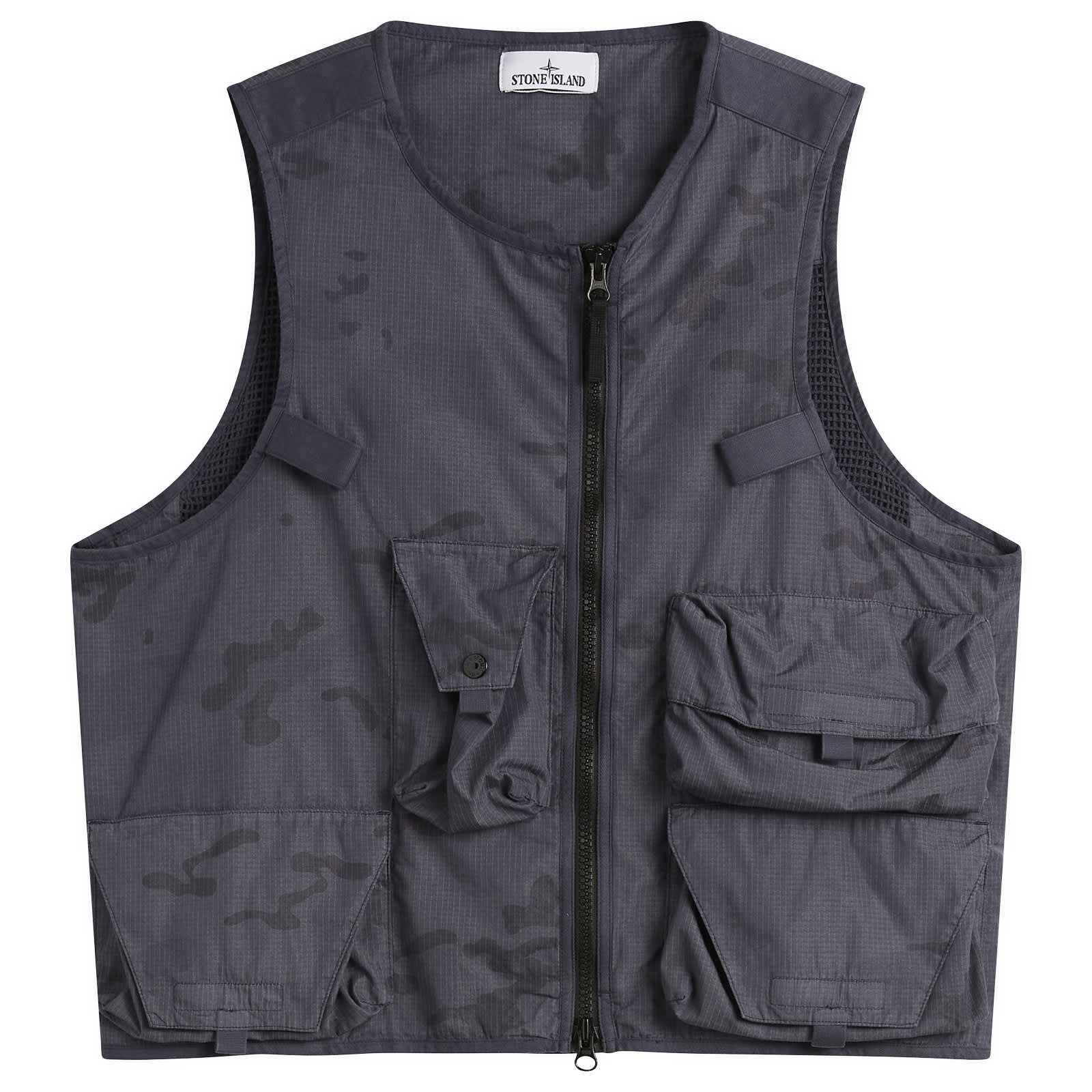 Stone Island Faded Camo Ripstop-TC Utility Vest