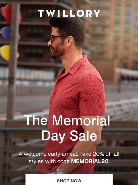 Going strong: 20% off all polos and more