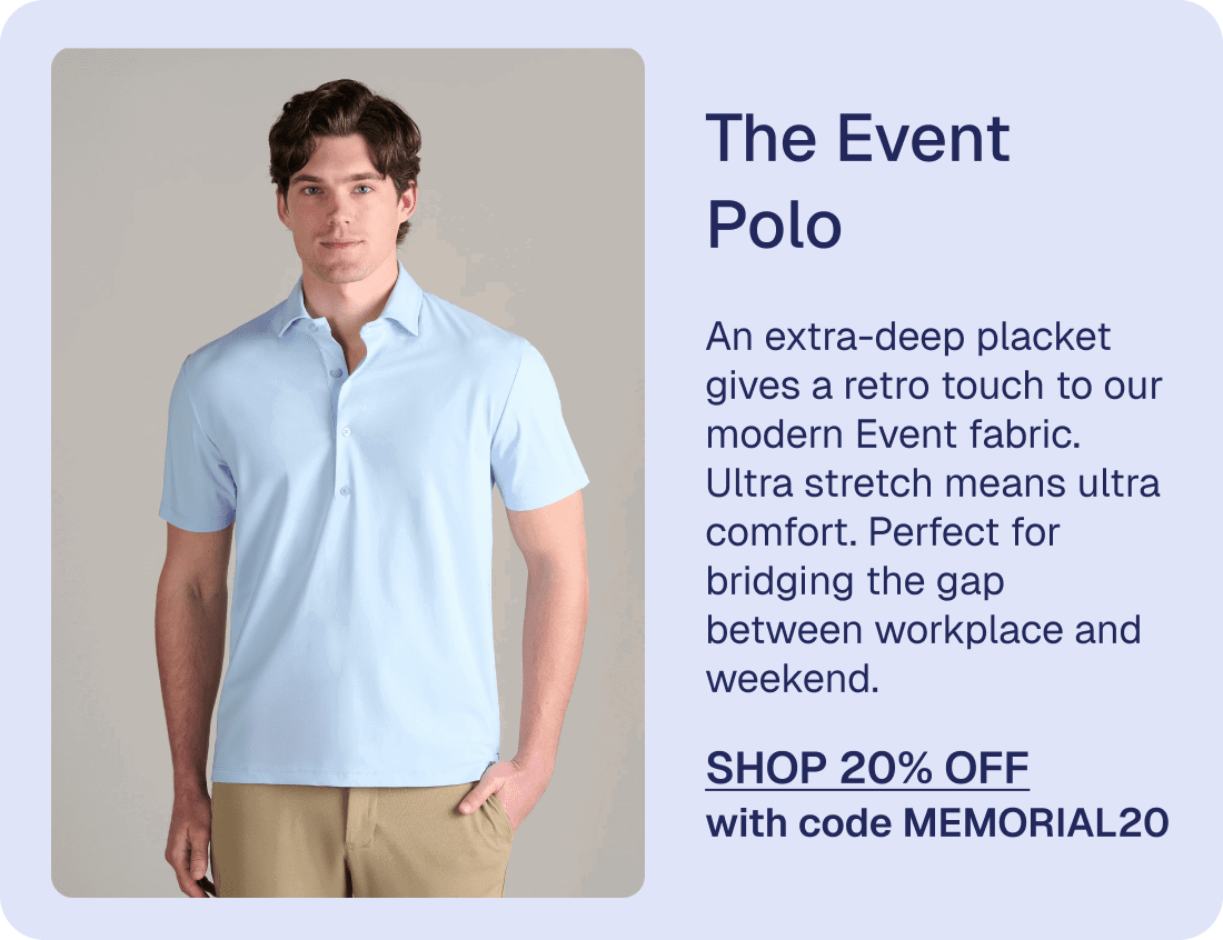 The Event  Polo SHOP 20% OFF with code MEMORIAL20