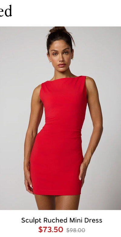 Shop Sculpt Ruched Mini Dress