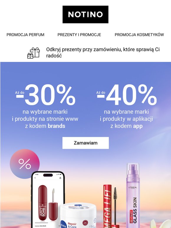 Okazje cenowe czekają! Nawet do –40% na wybrane produkty