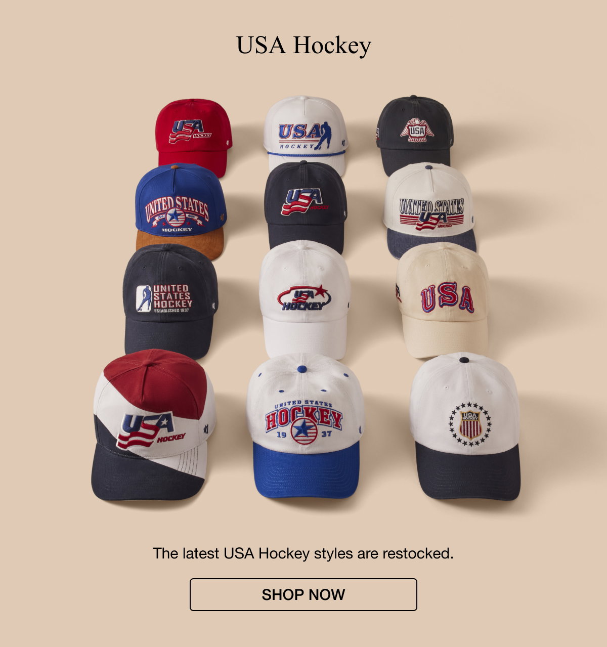 USA Hockey The latest USA Hockey styles are restocked. | SHOP NOW