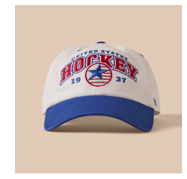 USA HOCKEY VINTAGE HEAVY ARCH '47 CLEAN UP