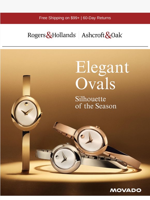 ⌚️ Style Guide: Elegant Oval Dials | See What's New