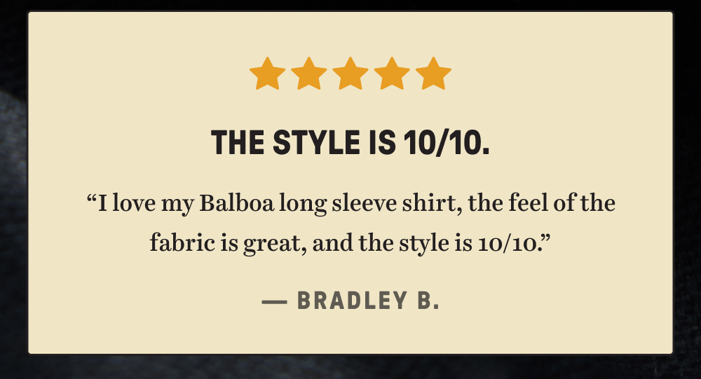 BALBOA LONG SLEEVE