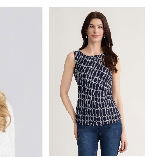 Side Pleat Blouse, Jersey Knit