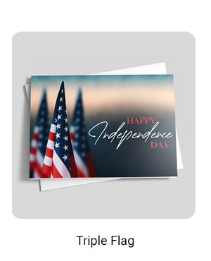 Triple Flag Card