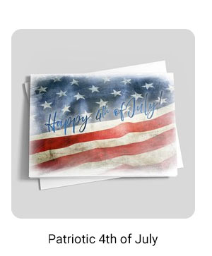 Patriotic 4th of July Card