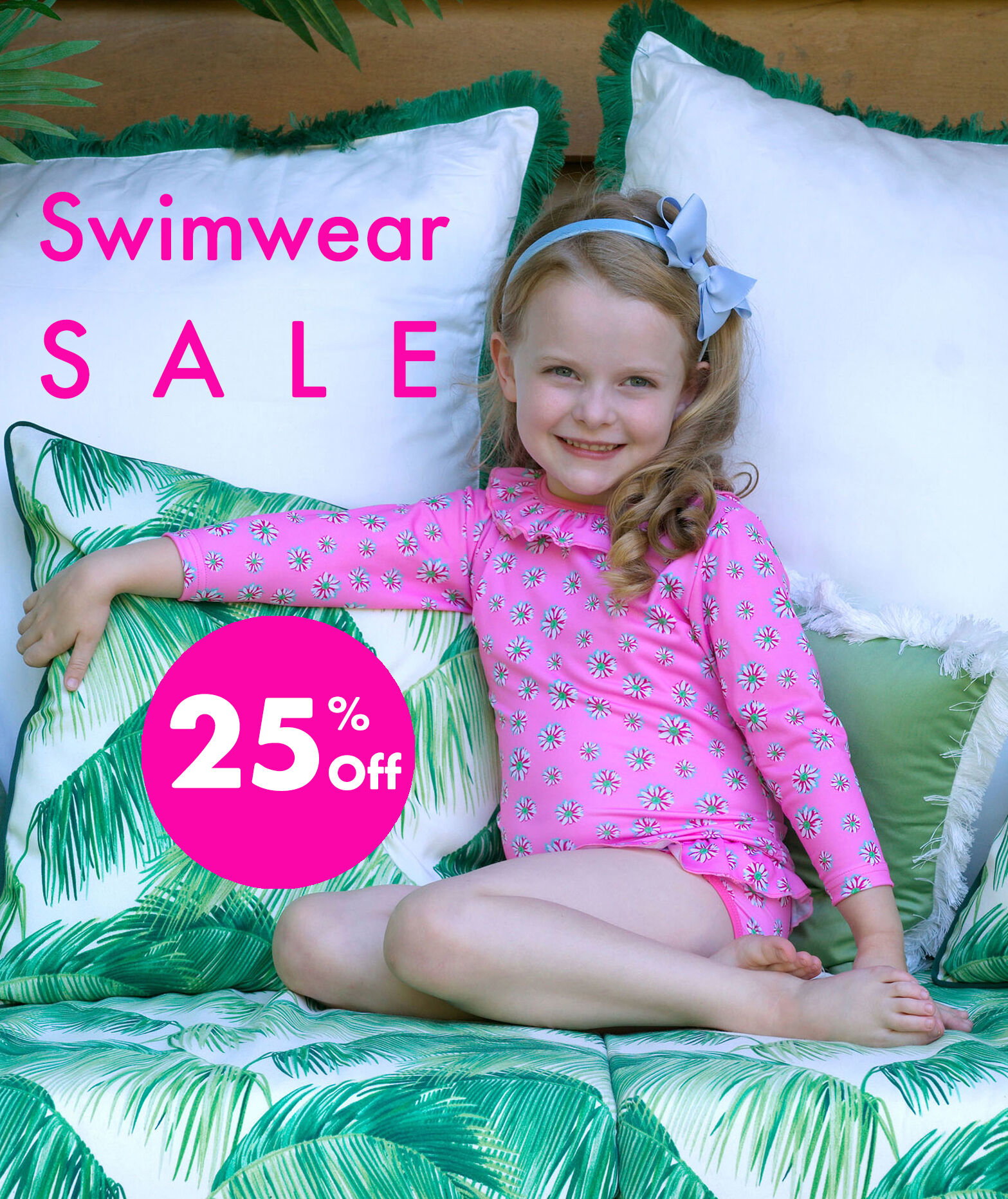 Sun and Swim 25% Off!
