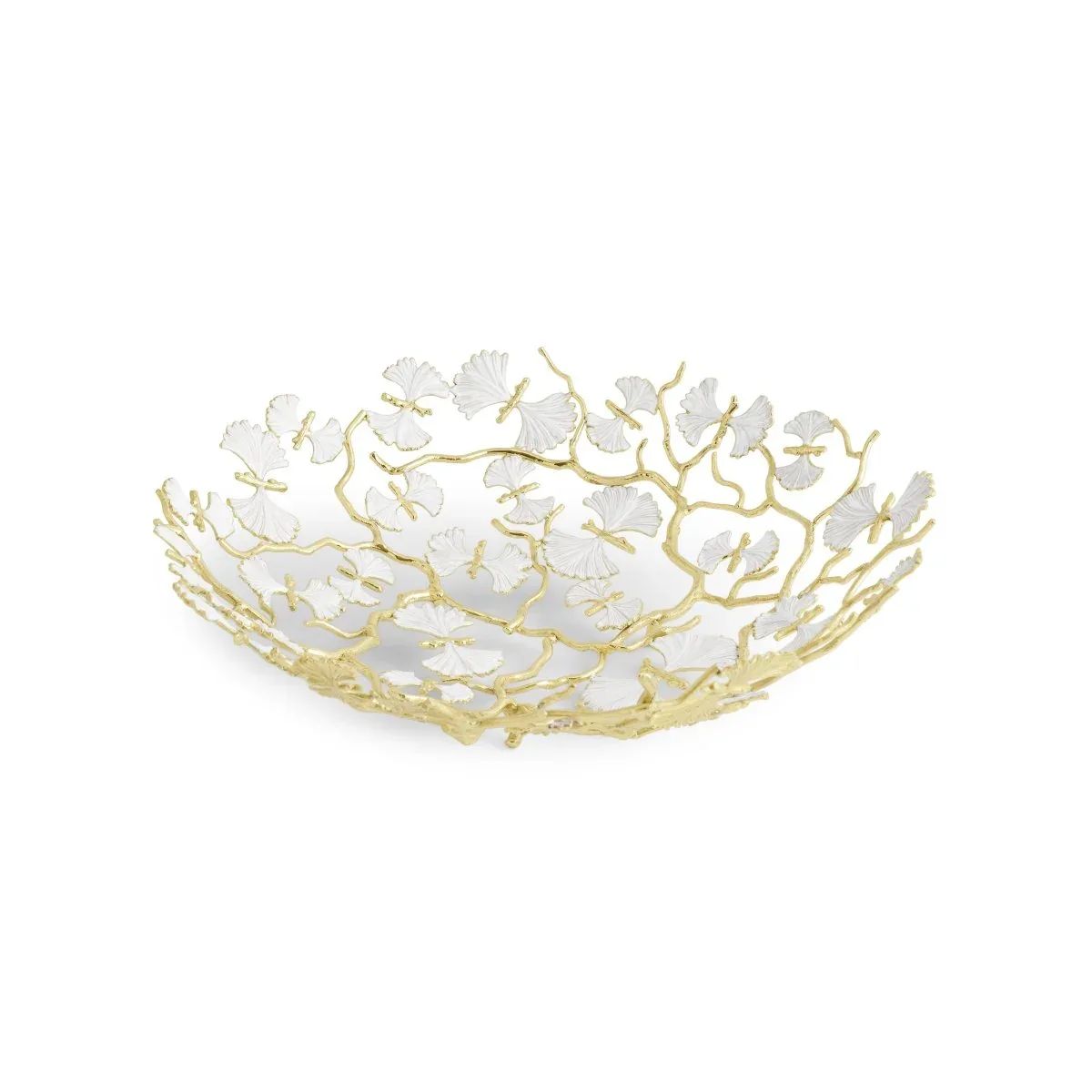 Image of Butterfly Ginkgo Gold Centerpiece Platter