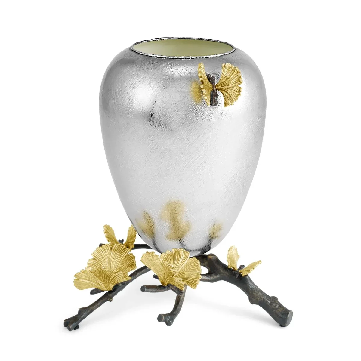 Image of Butterfly Ginkgo Footed Vase