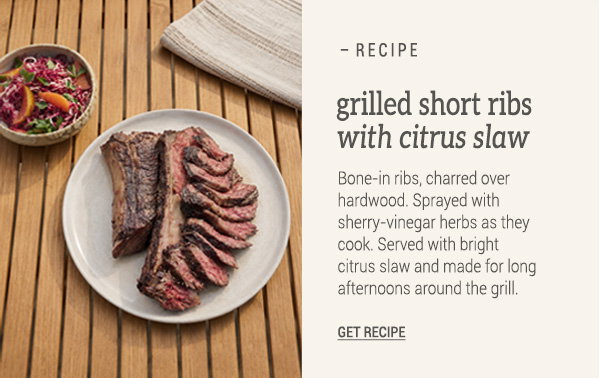 recipe: grilled short ribs with citrus slaw