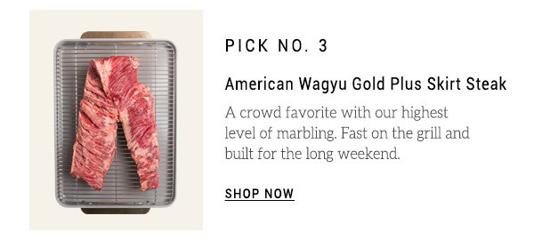 American Wagyu Gold Plus Skirt Steak 