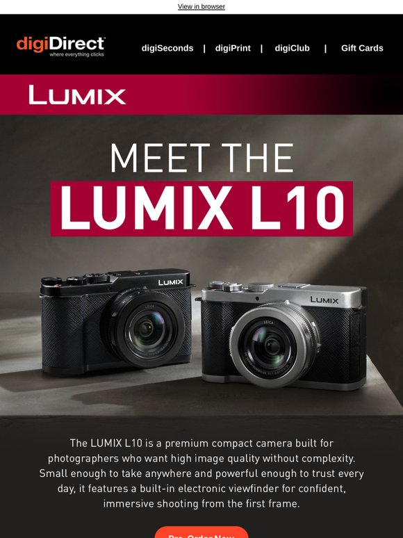 Meet the new Lumix L10!