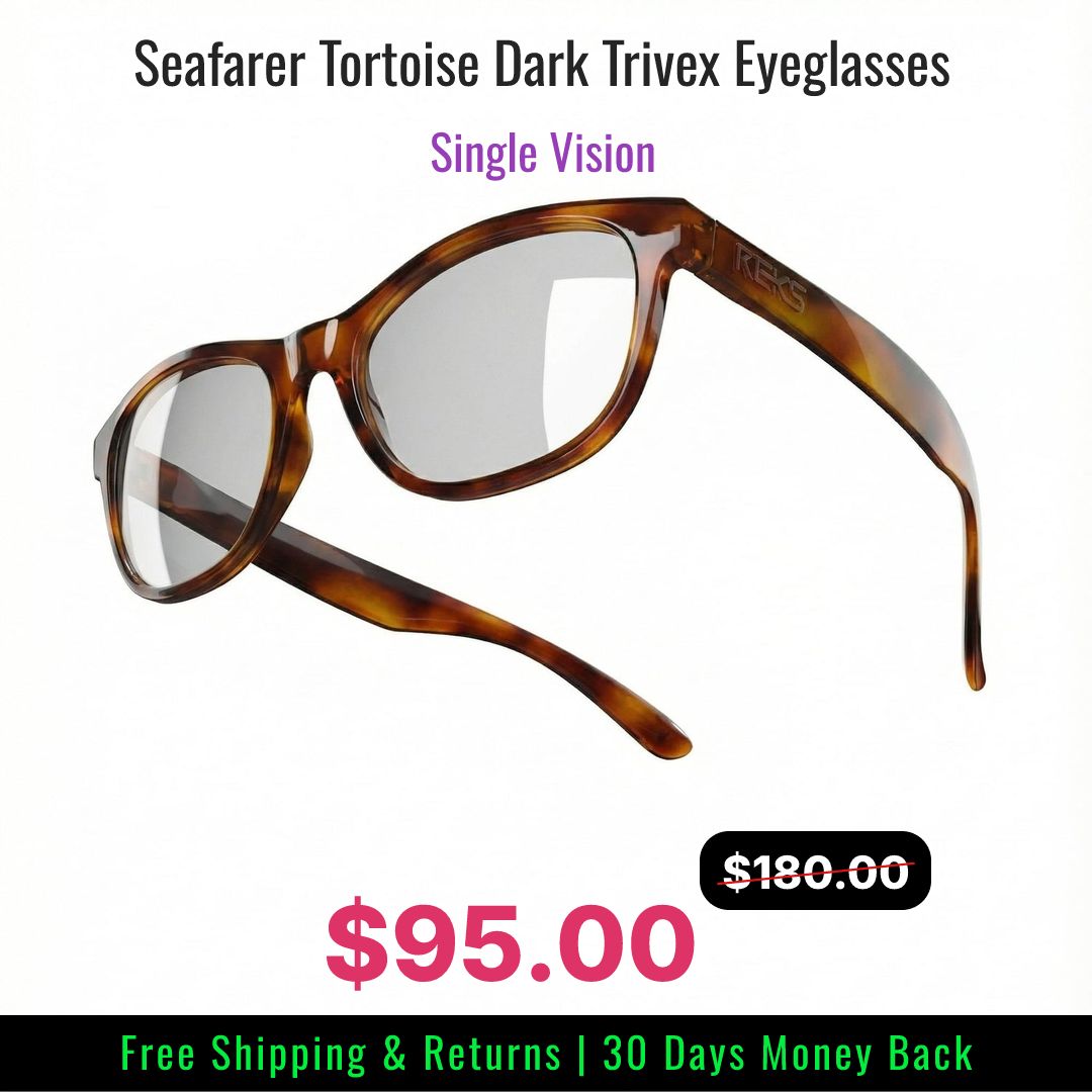 Seafarer Tortoise Dark Eyeglasses
