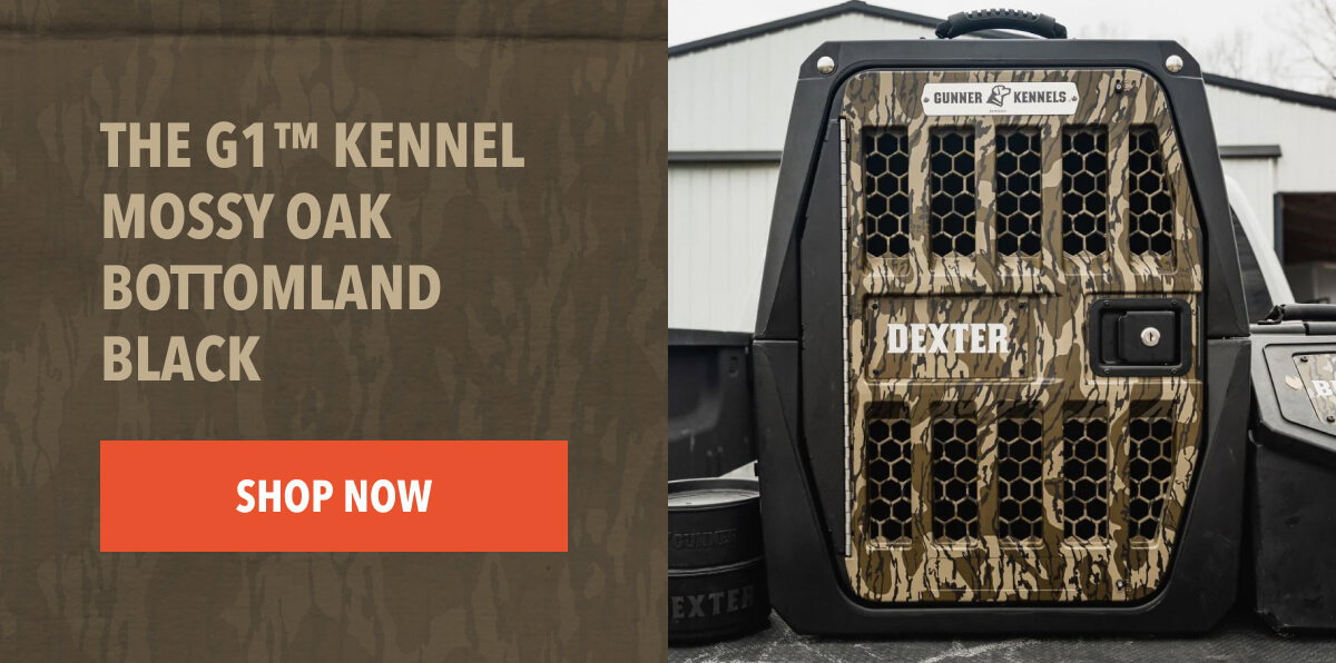 The G1™ Kennel in Mossy Oak Bottomland Black