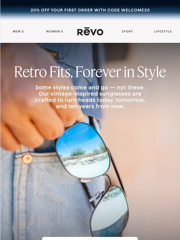 Retro Fits. Forever in Style.