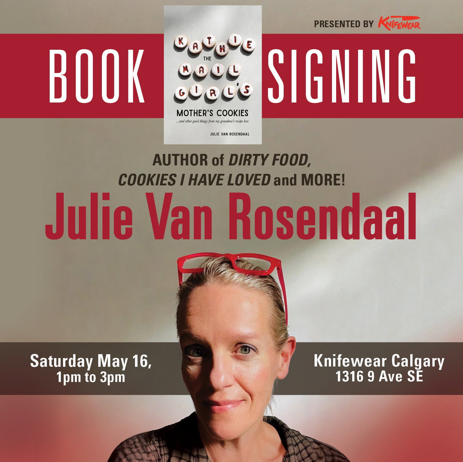 Julie Van Rosendaal Book Signing