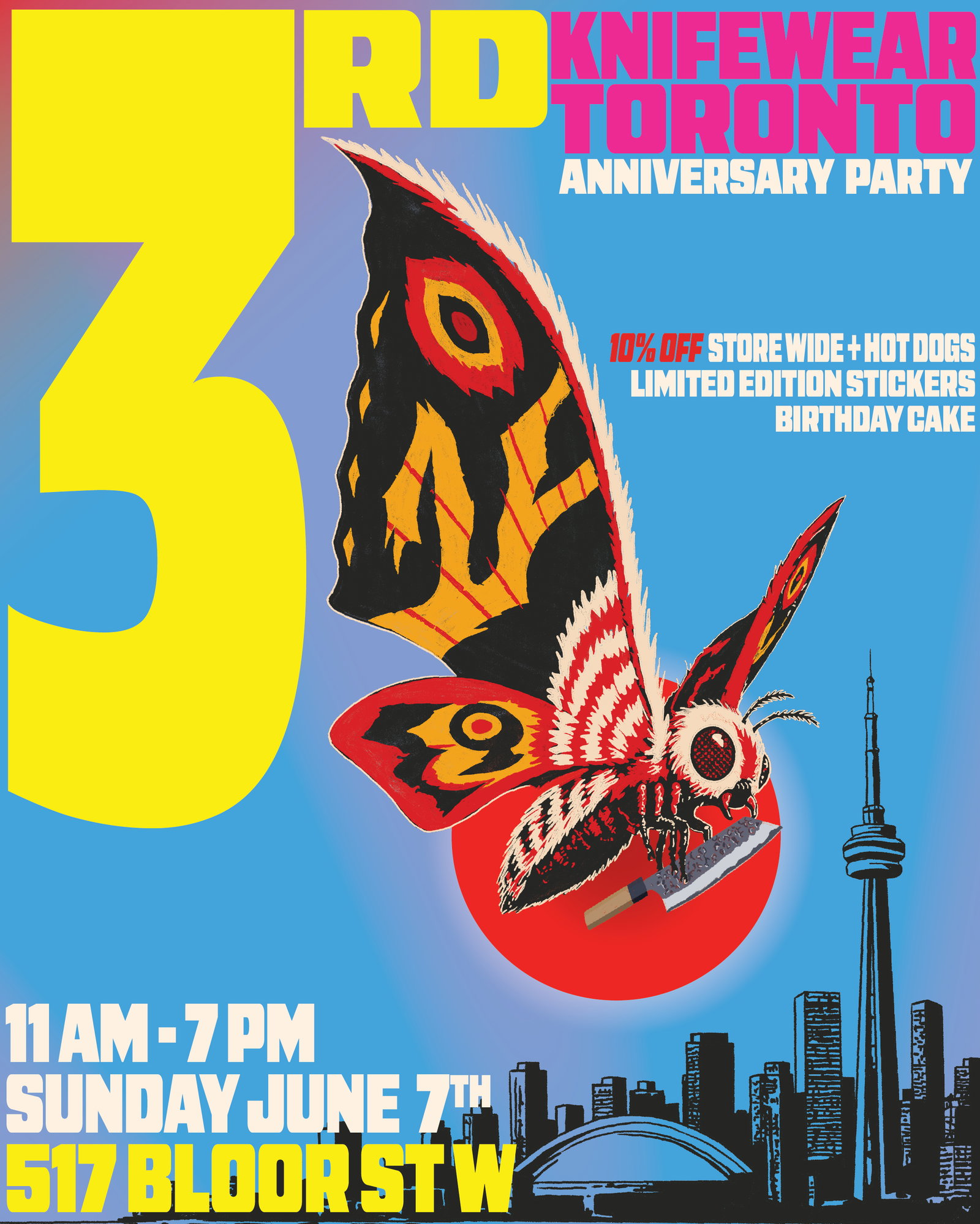 Knifewear Toronto 3rd Anniversary