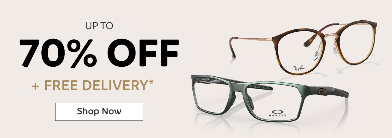  Explore our range of glasses | Up to 70% OFF + Free delivery* | Shop Now