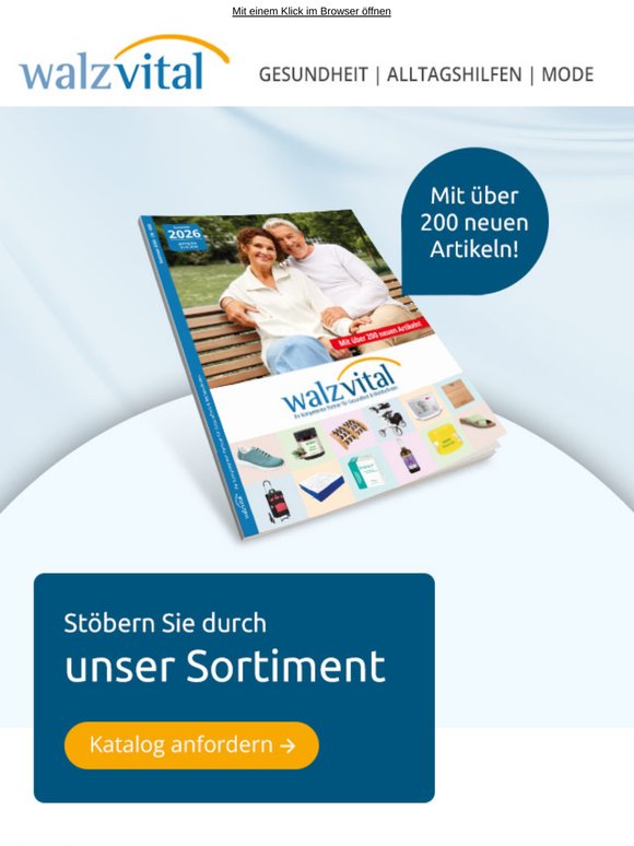 Unser neuer walzvital Katalog ist da! 🌿