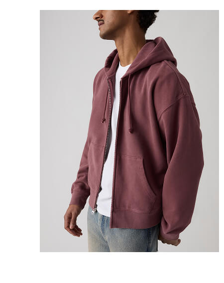 Levi's® Men's Hayes Boxy Full-Zip Sweatshirt