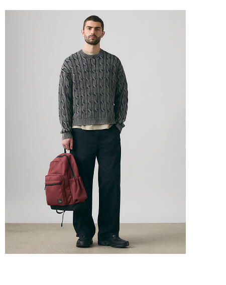 Levi's® Men's Carmel Cable Crew Sweater