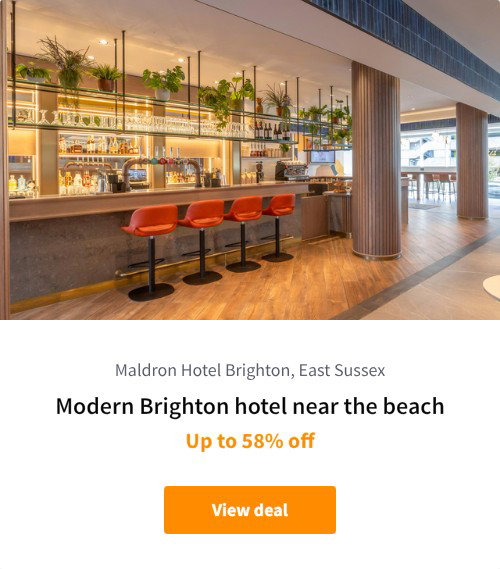 Modern Brighton hotel near the beach