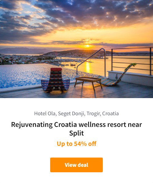 Rejuvenating Croatia wellness resort near Split