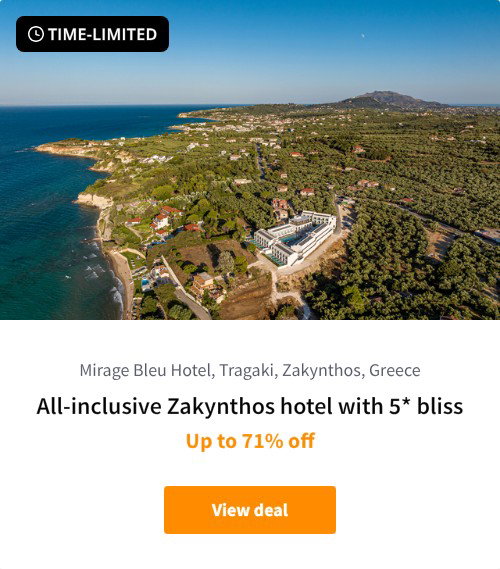 All-inclusive Zakynthos hotel with 5* bliss