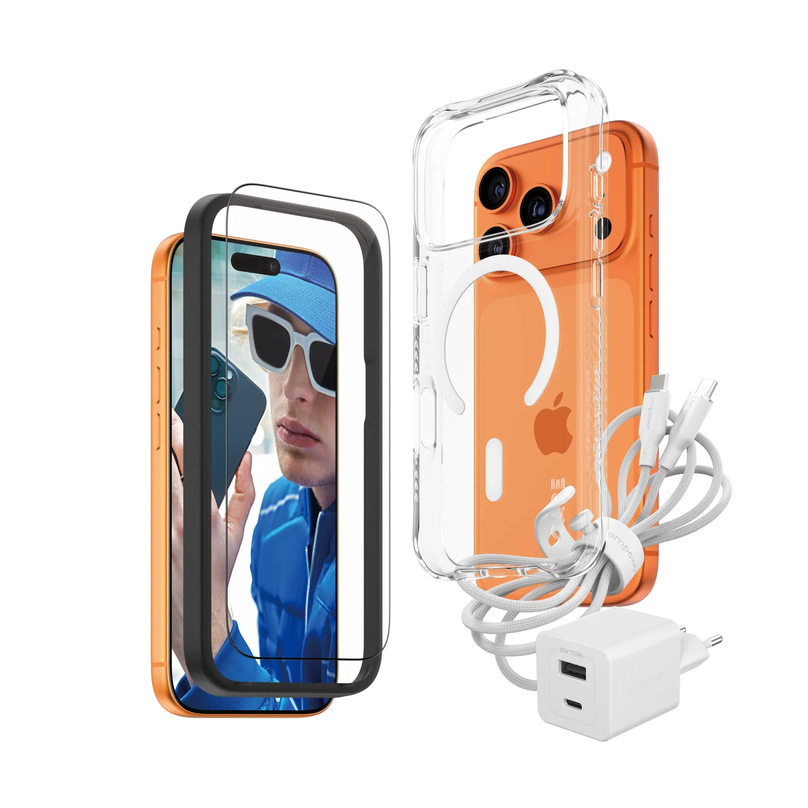 Image of PanzerGlass® Essential Bundle iPhone 17 pro